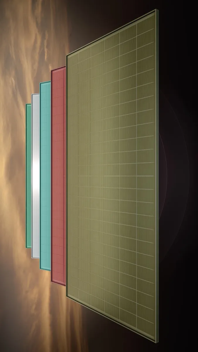 AE Solar Mirage — Modules BIPV colorés