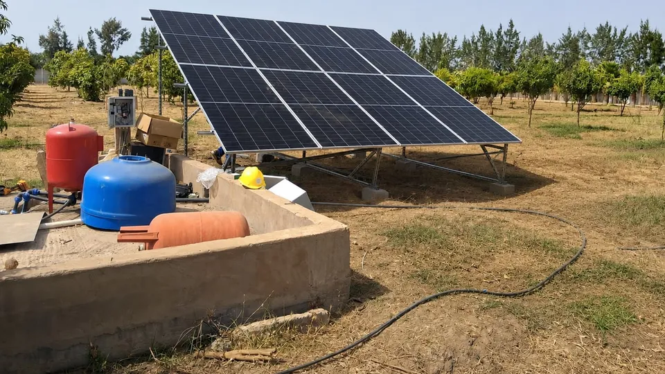 Hybride 10 kW + pompage solaire 3 CV – Benslimane